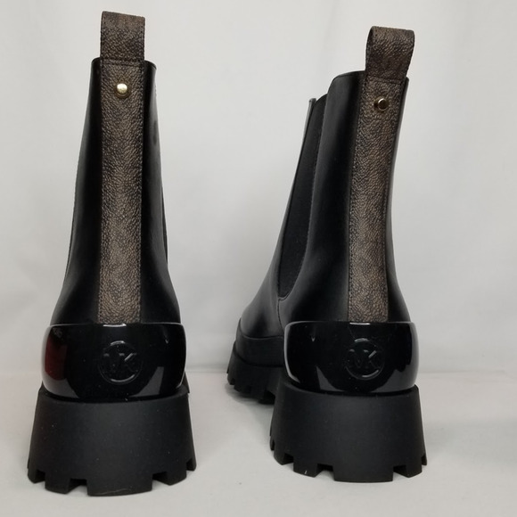 Michael Kors Women's  Rowan Leather Bootie Size 9 Black  NWT - Picture 5 of 8